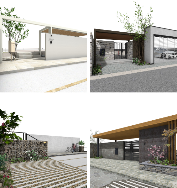 ご提案プラン例 - 愛知・名古屋での新築施工・エクステリアリフォームはエコノミックデザインガーデンにお任せ！